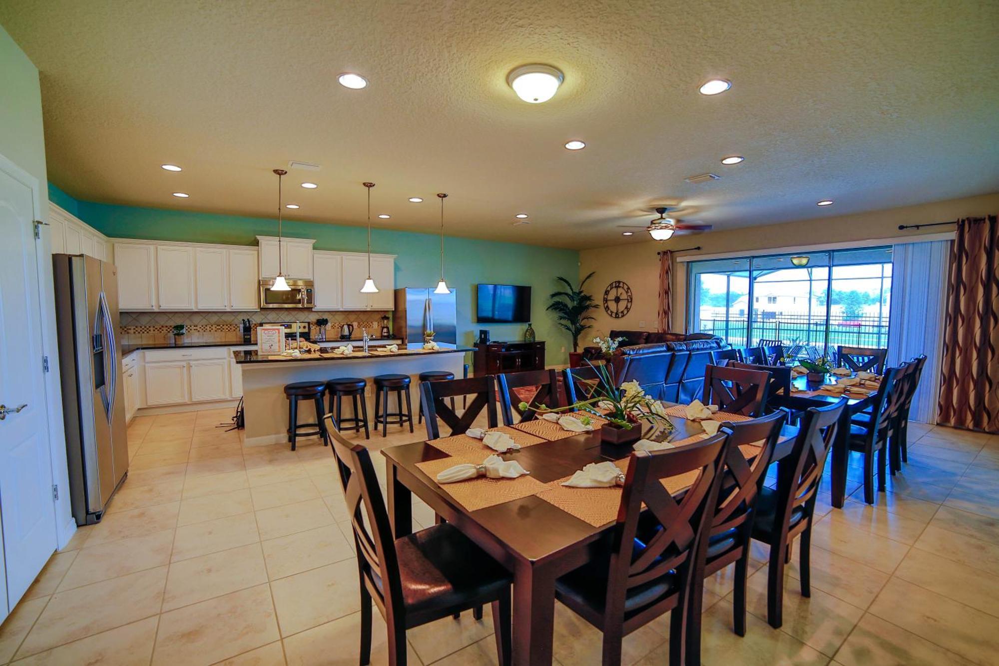 Pousada 9bd/6ba For 22 Sleeps Kissimmee